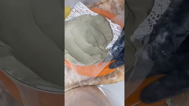 Тарелка из глины