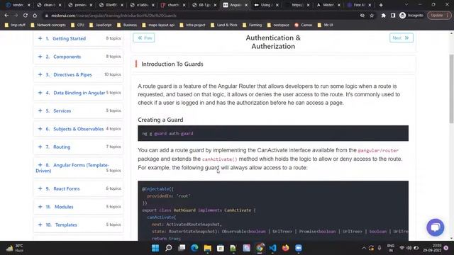 Angular Interview Questions | Angular Templates, Interceptors, Guards, Authentication смотреть онлайн