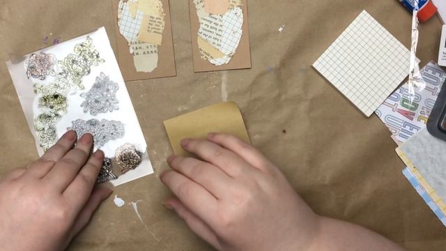 Junk Journal January 📚☕️ No-Sew Patchwork Accordion Journal & Lots of Ephemera Collaging! смотреть онлайн
