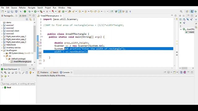 Java program To find Area of Right Angle Triangle смотреть онлайн