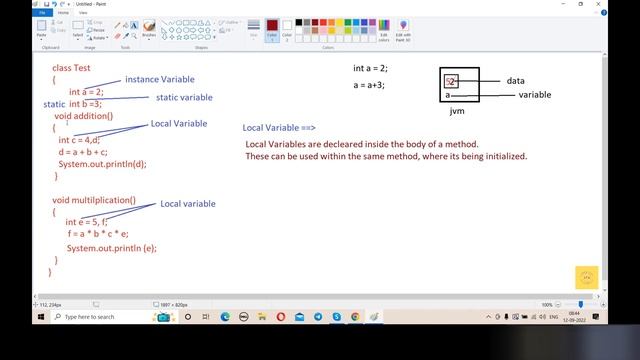 variables in java | Local, Static and Instance variables in Java - Part 1 смотреть онлайн