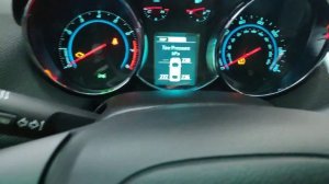 Обучение и привязка колёс с датчиком давления TPRS на Chevrolet Cruze 09-15 USA