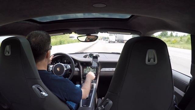 2014 Porsche 911 50th Anniversary Edition Autobahn 8 east to Stuttgart смотреть онлайн