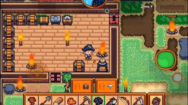 Печь ~ Поход в нижний МИР! • Pixel Survival Game 3 °#3° Плавим Руду! [Let's Play] смотреть онлайн