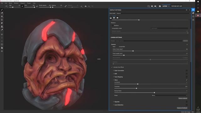 Substance Painter EMISSION.