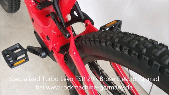 New !!! Specialized Turbo Levo FSR 29R Intube 500WH Sram NX Brose Elektro Fahrrad 2020 Rot смотреть онлайн