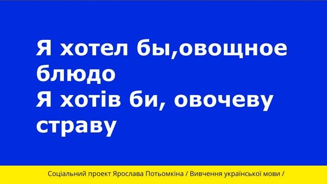 Урок 30 украинского языка. Українська мова. В ресторане 2 смотреть онлайн