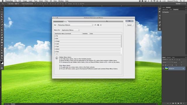 How to Hide Menu Items in Photoshop смотреть онлайн