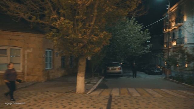 Night Derbent, Mirza Kazem-Bek Street, Dagestan — 4K Walking Tour | ASMR