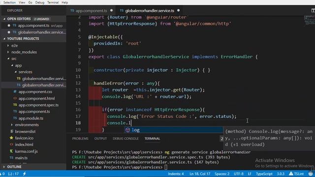 Custom Error Handler Angular 2 смотреть онлайн