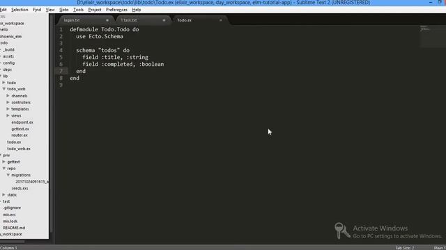 Elixir Phoenix Ecto Schema creation fail смотреть онлайн