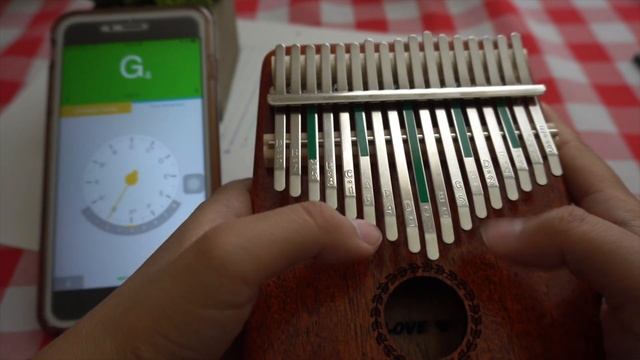 Kalimba Basics: How To TUNE A KALIMBA (C Major) In A Minute