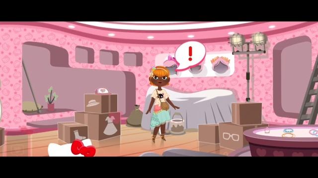Hello Kitty Fashion Star - Hello Kitty's New Fashion Boutique - Play Style Dress Up Games For Girls