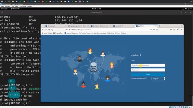 Установка pgAdmin4-Web на Fedora 33 смотреть онлайн