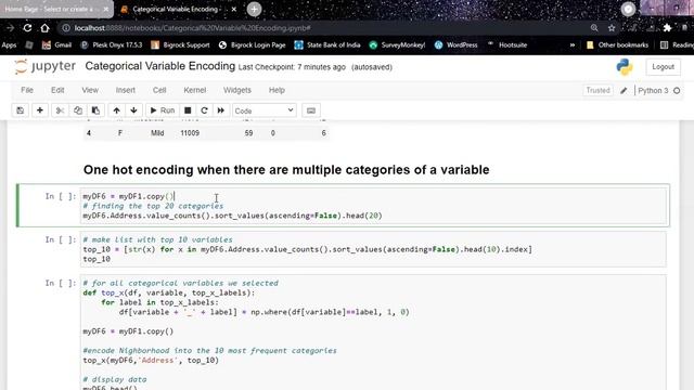 Machine Learning: Data Preprocessing | Encoding of a Categorical Variable смотреть онлайн