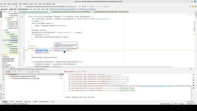 PostgreSQL auto commit mode in Java JDBC, thru DBeaver and Oracle SQL developer, L49 смотреть онлайн