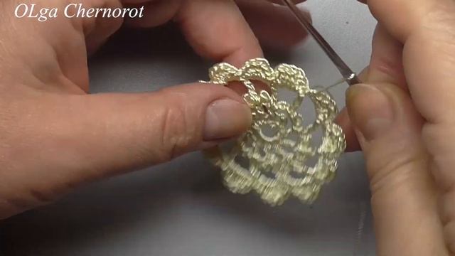 АЖУРНЫЙ МОТИВ КРЮЧКОМ для нарядного платья смотреть онлайн
