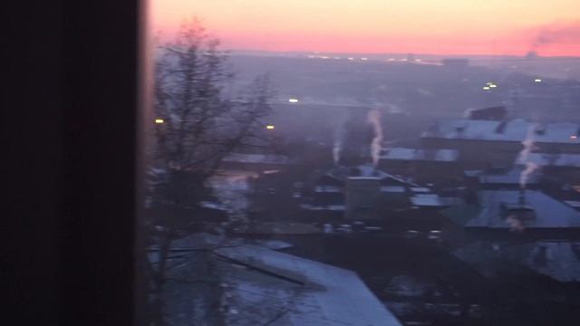 Мороз , безветрие , смог ... Чита . Забайкалье 2020 год . смотреть онлайн