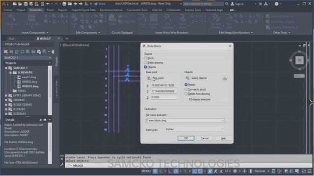 AutoCAD Electrical 2022 create WBlocked Circuit|PART-15|AutoCAD Electrical in Tamil смотреть онлайн