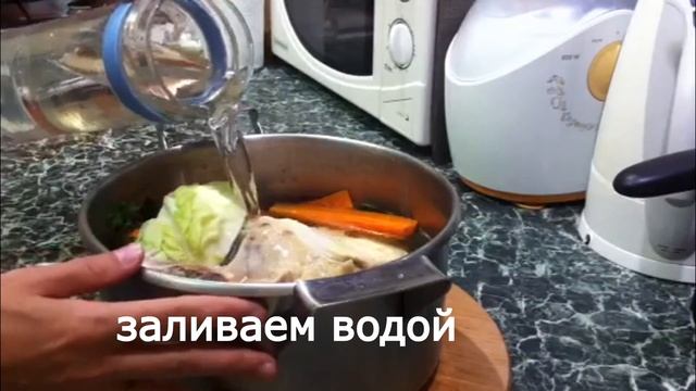 КУРИНЫЙ БУЛЬЙОН по-Закарпатски  /Chicken Broth In Zakarpattya/
