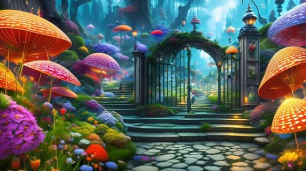 Enter Wonderland: Magical Mysterious Gate | ASMR Ambience | 8 Hours Sleep Music | Fairy Lands