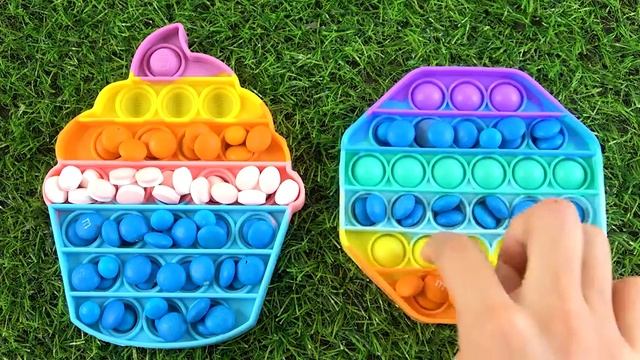 New Satisfying Video l Mixing Candy in Amazing Pop It Ice Cream & Magic Slime ASMR Cutting смотреть онлайн