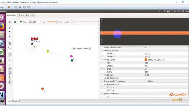 How to change color and image of the node in NetAnim ||ns3 tutorials for beginners смотреть онлайн
