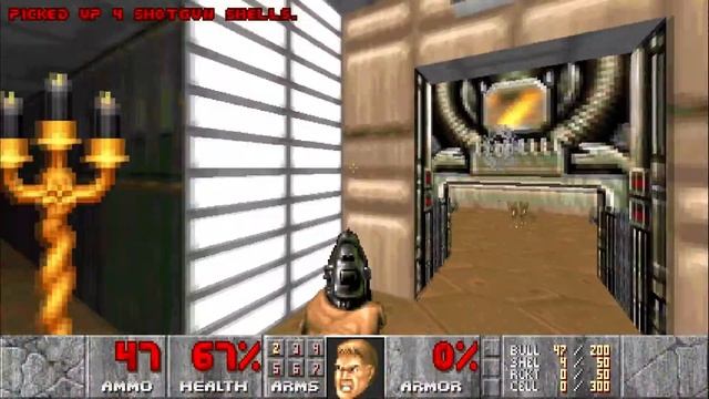 dumb fox guy walks slightly fast through the DOOM Unity port of E1M1 Hangar смотреть онлайн