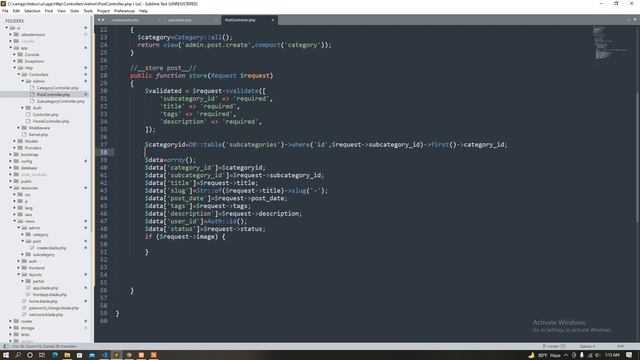 89 Image Intervention Post Insert with category dropdown | Laravel CRUD Create & Store смотреть онлайн