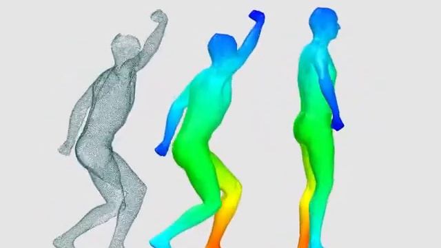 Automatic Posing of a Meshed Human Model Using Point Clouds смотреть онлайн