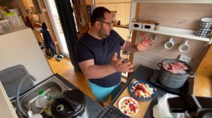 Готовим кашку для овчарки