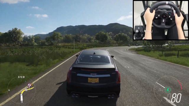 Cadillac CTS-V - Forza Horizon 4 | Logitech g920 gameplay смотреть онлайн