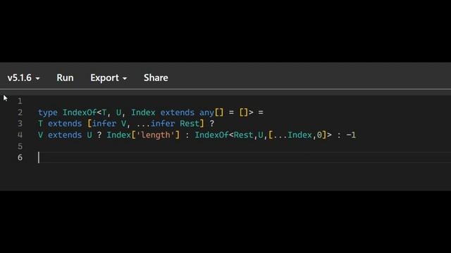 Typescript tutorial IndexOf utility type смотреть онлайн