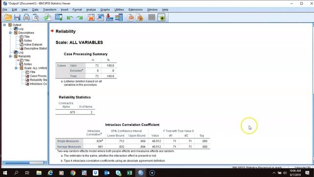 Test Re Test Reliability with SPSS смотреть онлайн
