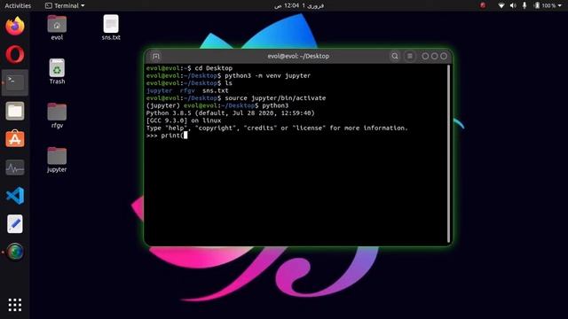 how to create virtual environment in linux for python | virtual environment for python in Urdu смотреть онлайн