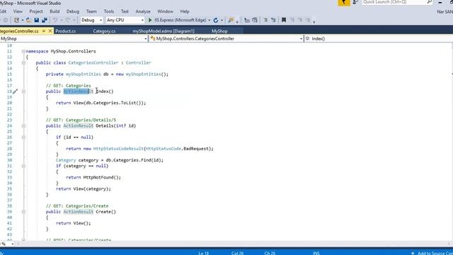 C# MVC Entity Framework Database First Tutorial SQL Server Management Studio смотреть онлайн