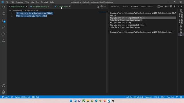 19 | File Handling | Create | Read | Write | File Objects | File Opening Modes in Python смотреть онлайн