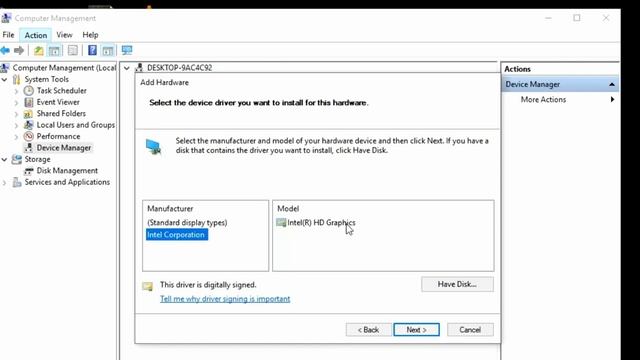 How to Get Back Missing Display Graphic Driver in Device Manager смотреть онлайн