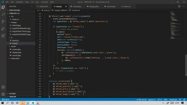 PHP jQuery Ajax CRUD MySQL (Create, Read, Update, Delete) part 2 смотреть онлайн