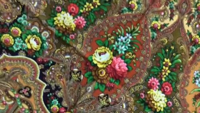 Элитная шаль 148/148 «Миндаль» Фадеева Валерия смотреть онлайн