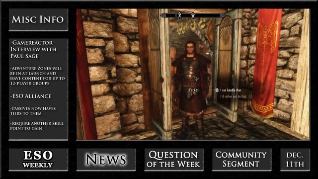 Elder Scrolls Online Weekly: Progression, Progression, Progression