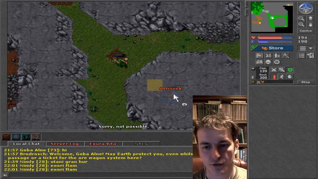 Tibia БЛАГОСЛОВЕНИЯ @ олдовая MMORPG смотреть онлайн