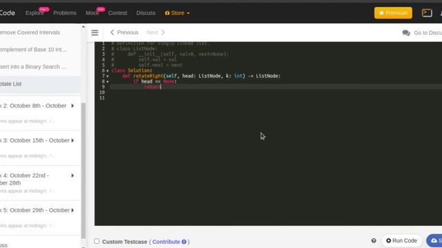 Rotate List Leetcode | Python | Hindi | October Leetcode Challenge | Day 7 смотреть онлайн