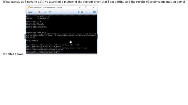 Unix & Linux: RHN Clients Transaction Error Oracle Linux 6.1 Server to Desktop смотреть онлайн
