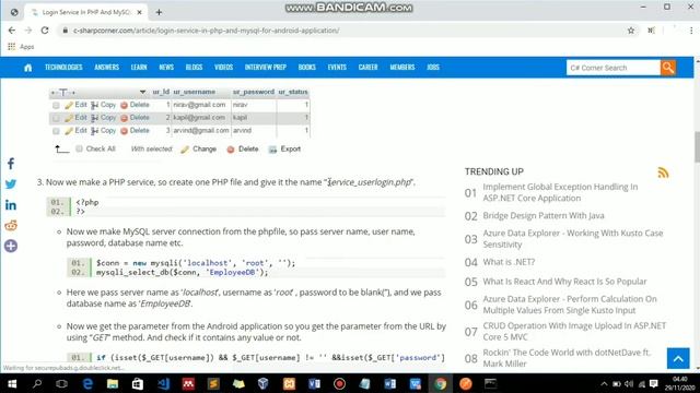 IMPLEMENTASI CLIENT SERVER PHP(MYSQL) DAN ANDROID смотреть онлайн