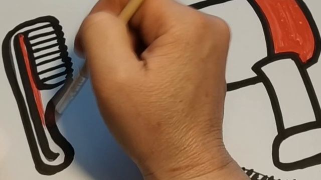 Glitter hairdryer Drawing lessons Как нарисовать фен Раскраска смотреть онлайн