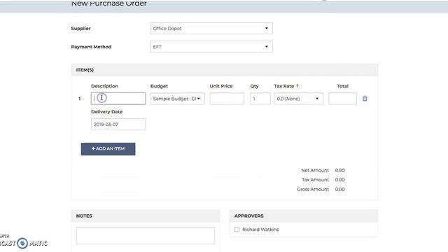 Creating Your Purchase Order Using The Web App Interface Of Your Purchase Order Software смотреть онлайн