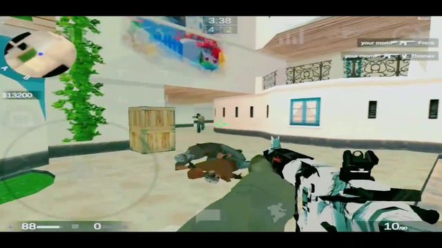 Strike Port Destruction | M4 White King Skin | New Map | Thera Dust 2 | Offline FPS Android Gamepla смотреть онлайн