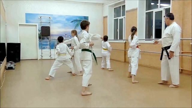 ★Видео урок №3★ Ката Хейан Нидан (Heian nidan Shito - ryu karate) 3 часть★ смотреть онлайн