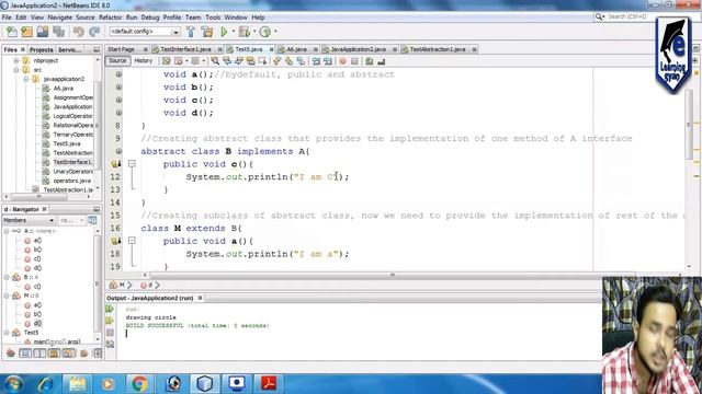 First Time | When to use Interface & Abstract Class together in java | টিউটোরিয়াল | e-Learning Gya смотреть онлайн